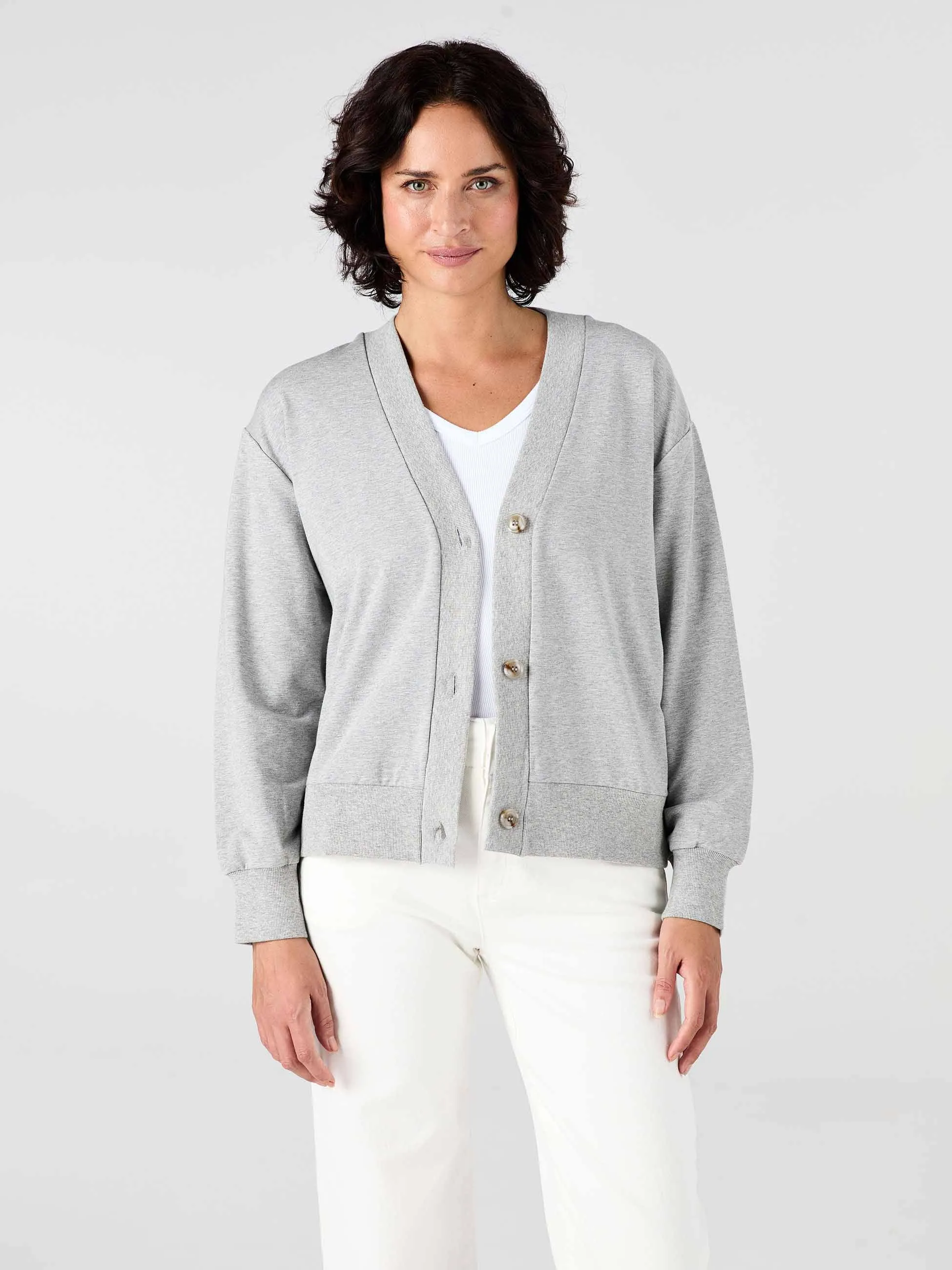 Leighton Sweat Top - Grey Marl sold by Dharma Bums product image thumbnail 2