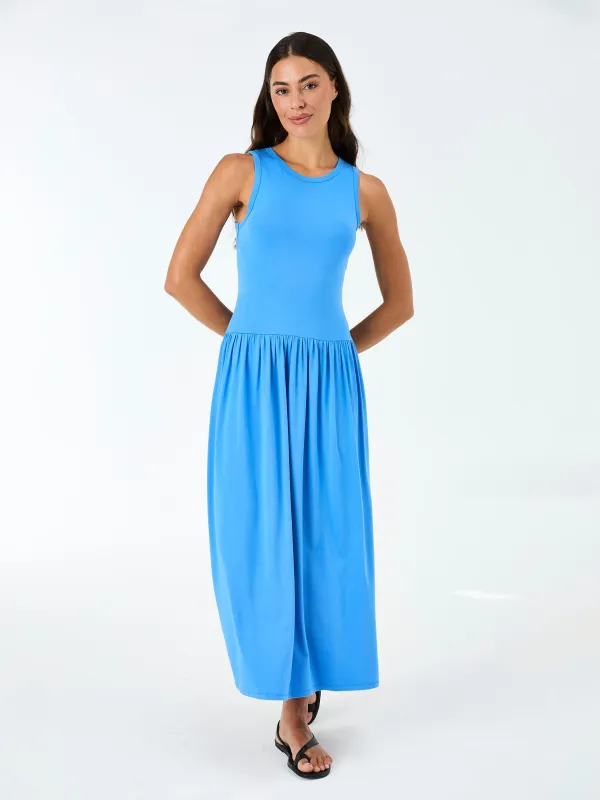 Essential Maxi Dress - Cobalt made by Dharma Bums