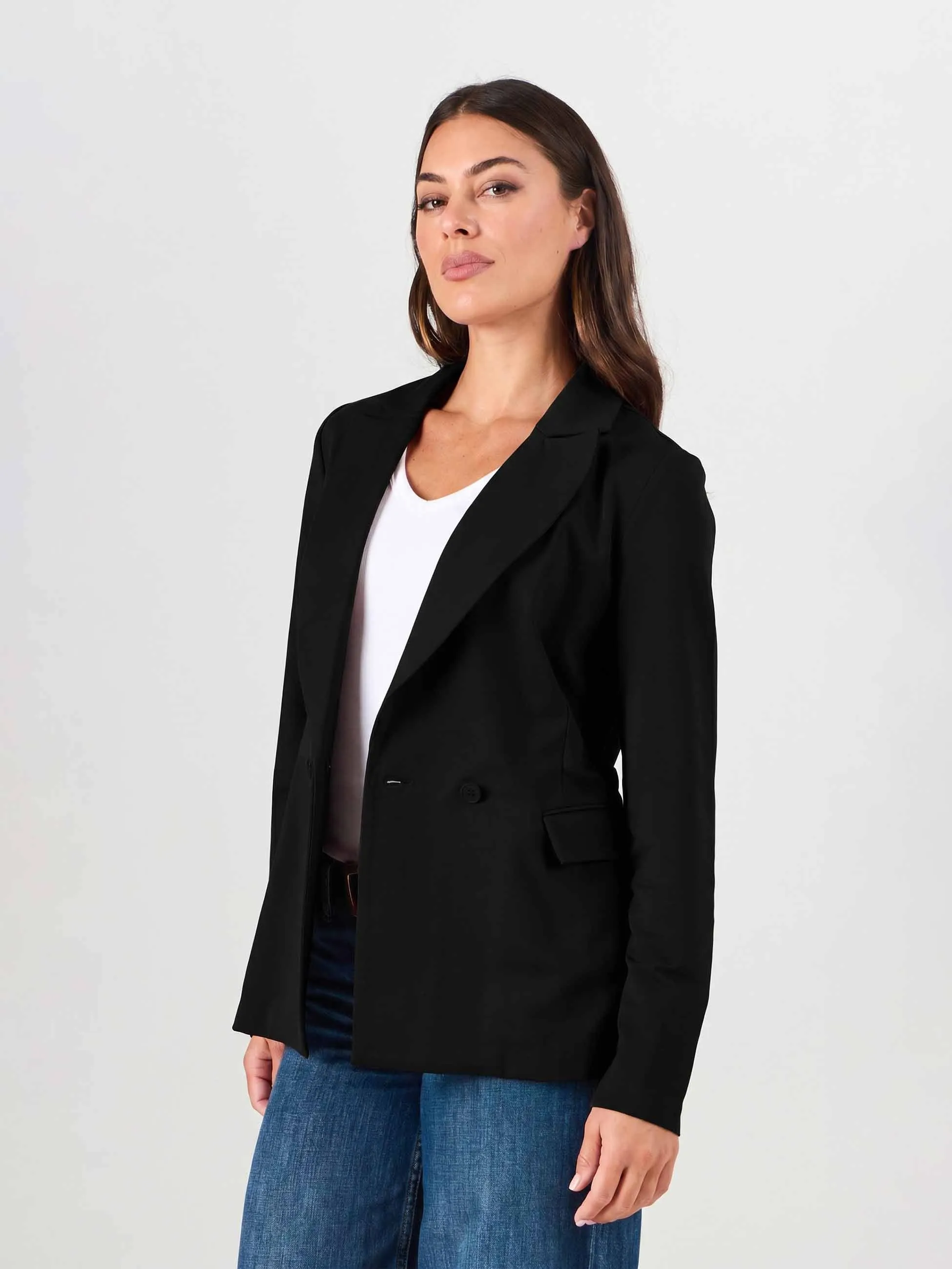 The Double - Breasted Blazer - Black sold by Dharma Bums product image thumbnail 3