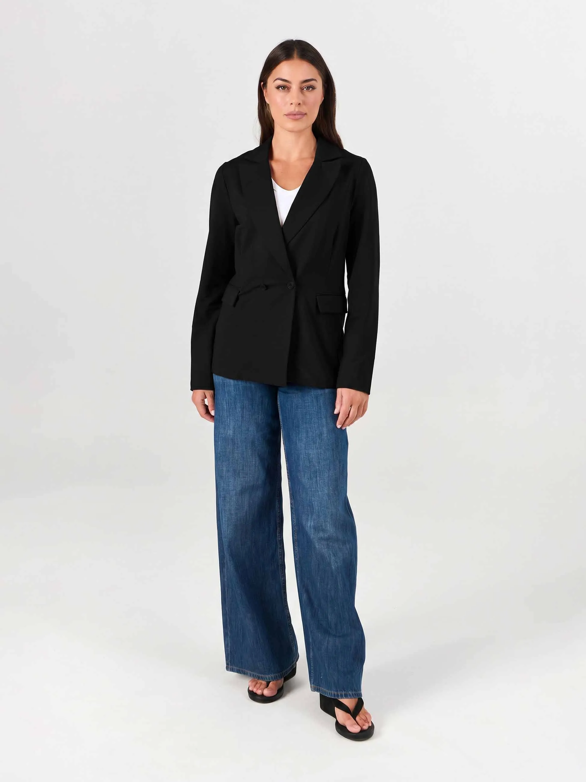 The Double - Breasted Blazer - Black sold by Dharma Bums product image thumbnail 2