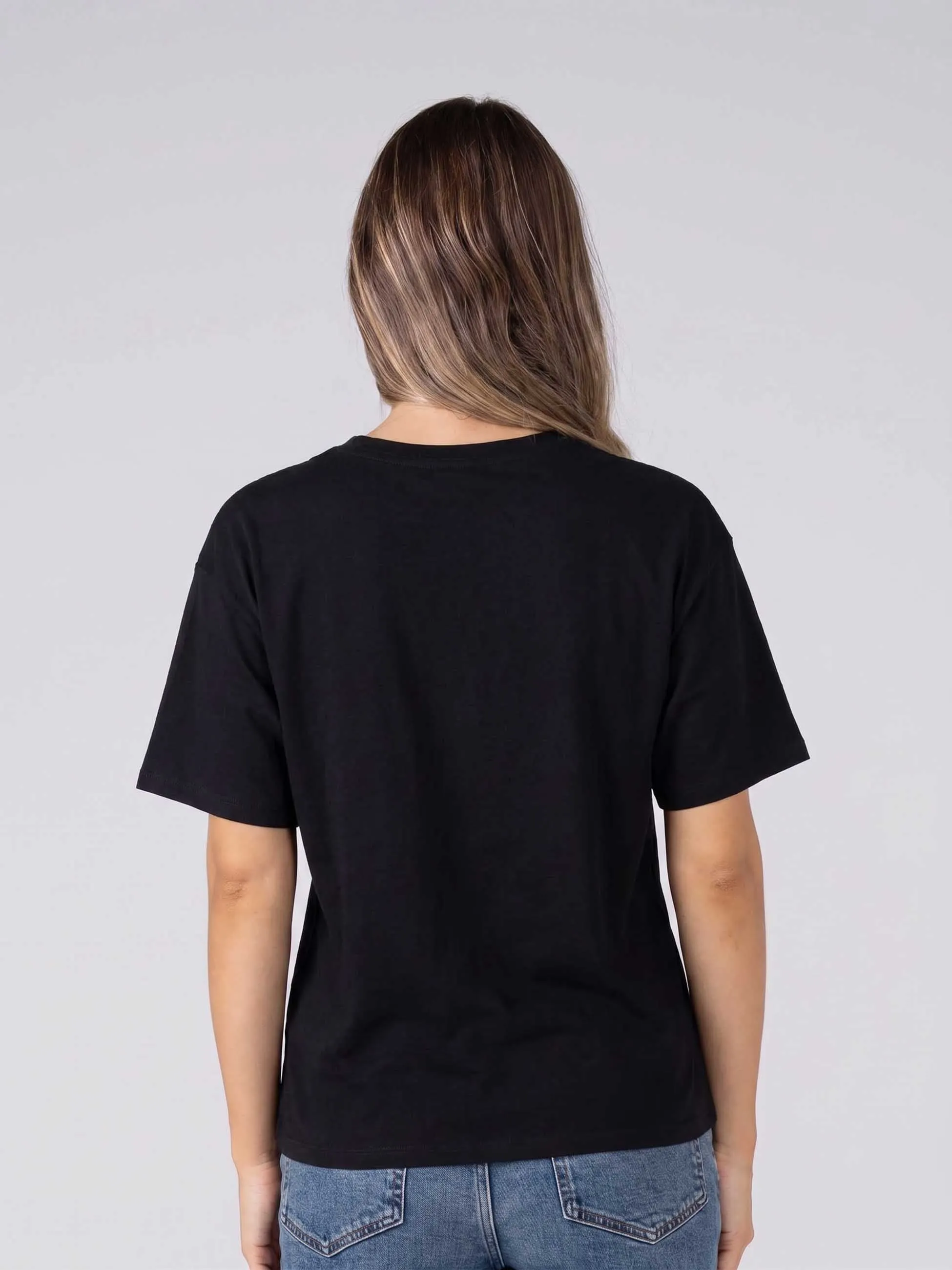 Pima Cotton Side Hoop Tee - Black sold by Dharma Bums product image thumbnail 4