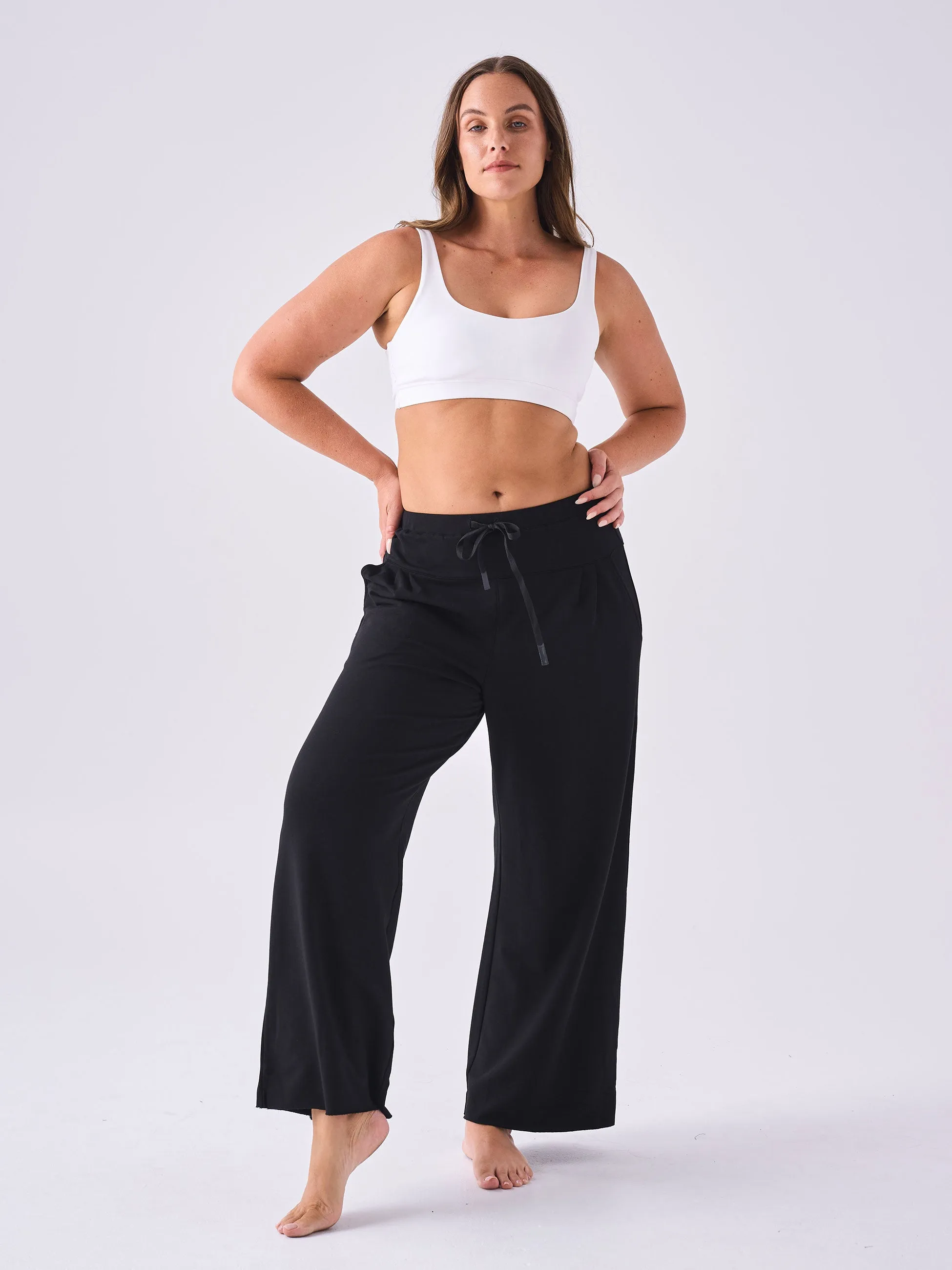 French Terry Yin Sweat Pant - Black sold by Dharma Bums product image thumbnail 4