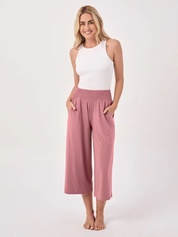 Bliss Crop Pant - Rosewater sold by Dharma Bums
