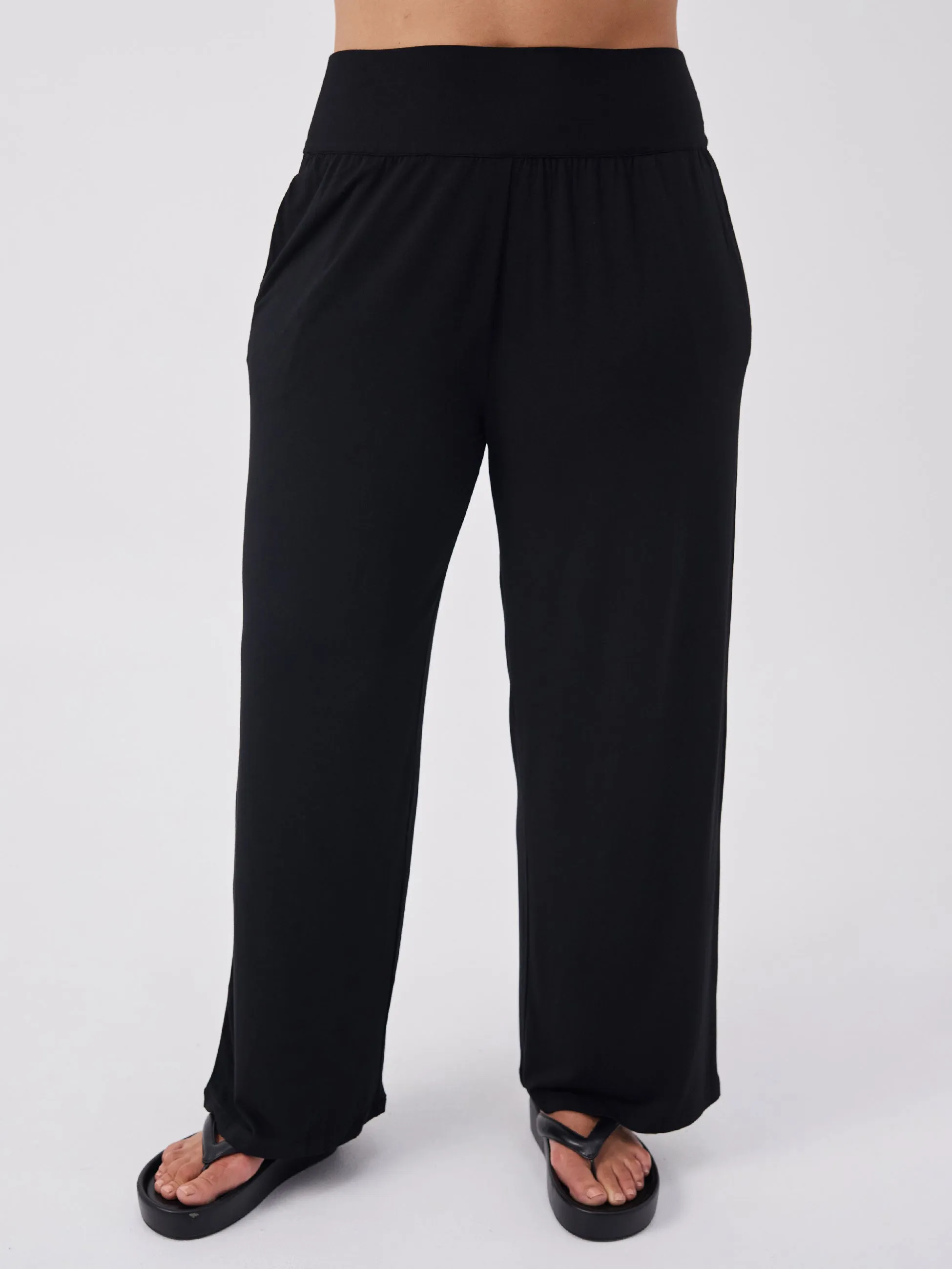 Nomad Modal Wide Leg Pant - Black sold by Dharma Bums product image thumbnail 5