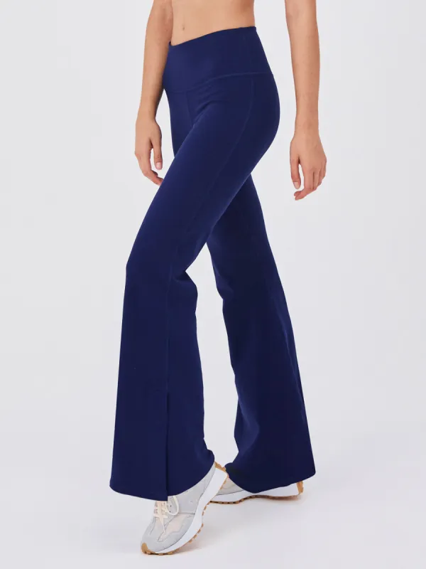 Airbrush Lite Flare Regular Length Legging - Navy sold by Dharma Bums