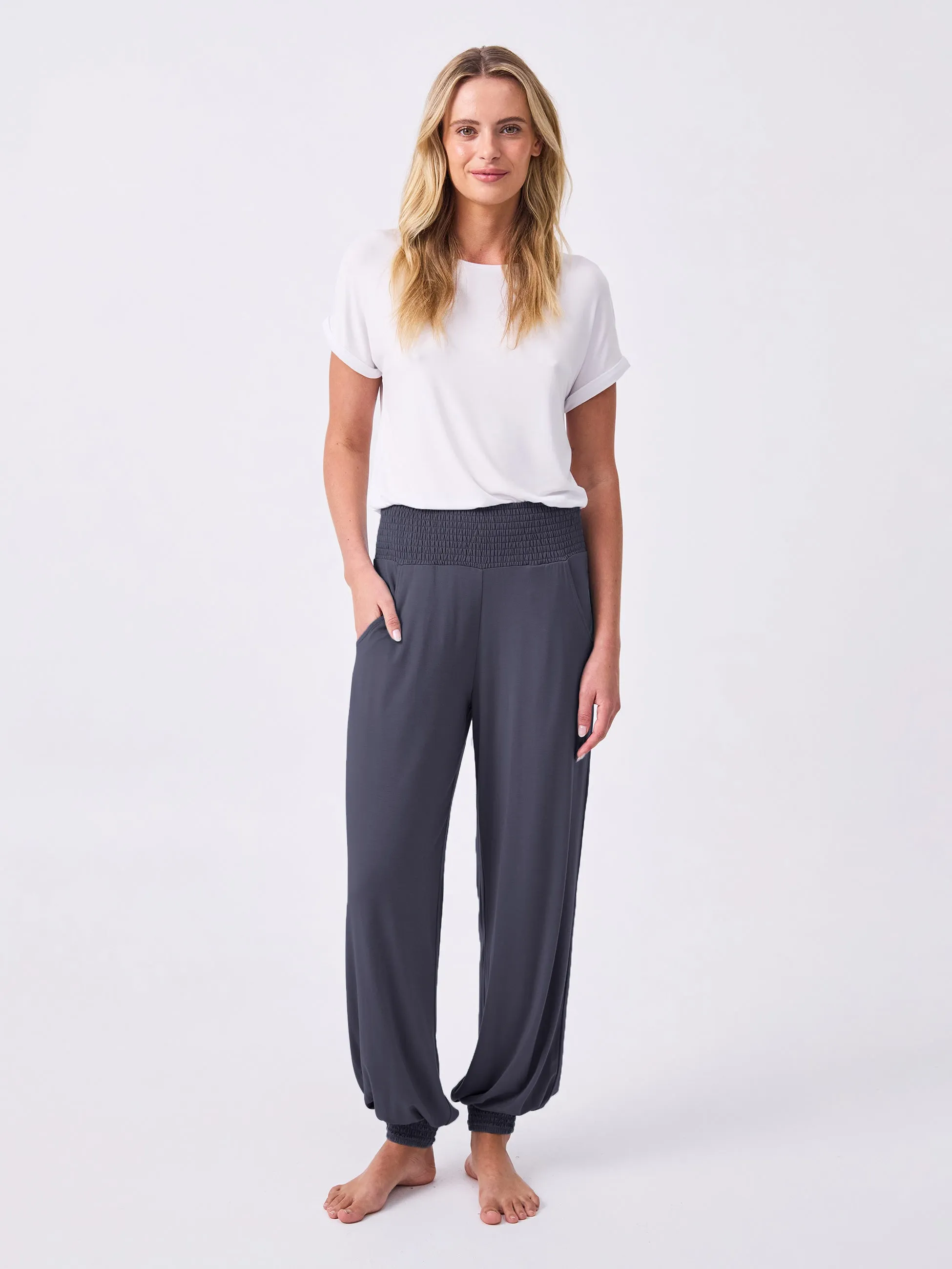 Wanderer Pant - Storm sold by Dharma Bums