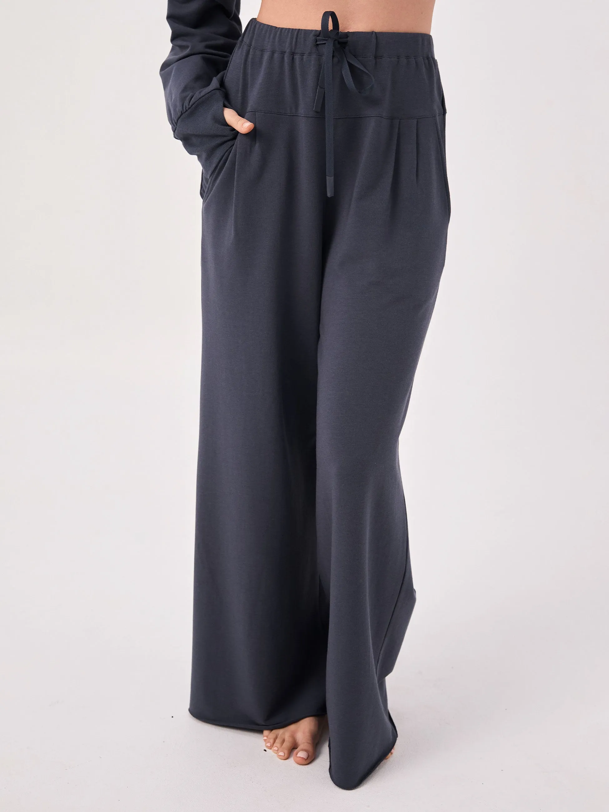 French Terry Yin Sweat Pant - Charcoal sold by Dharma Bums product image thumbnail 3