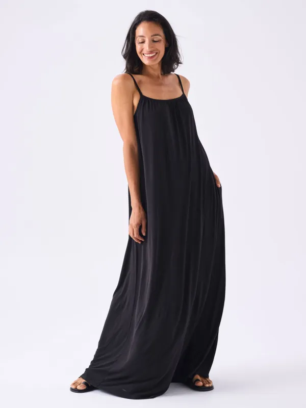 Venice Maxi Dress - Black sold by Dharma Bums