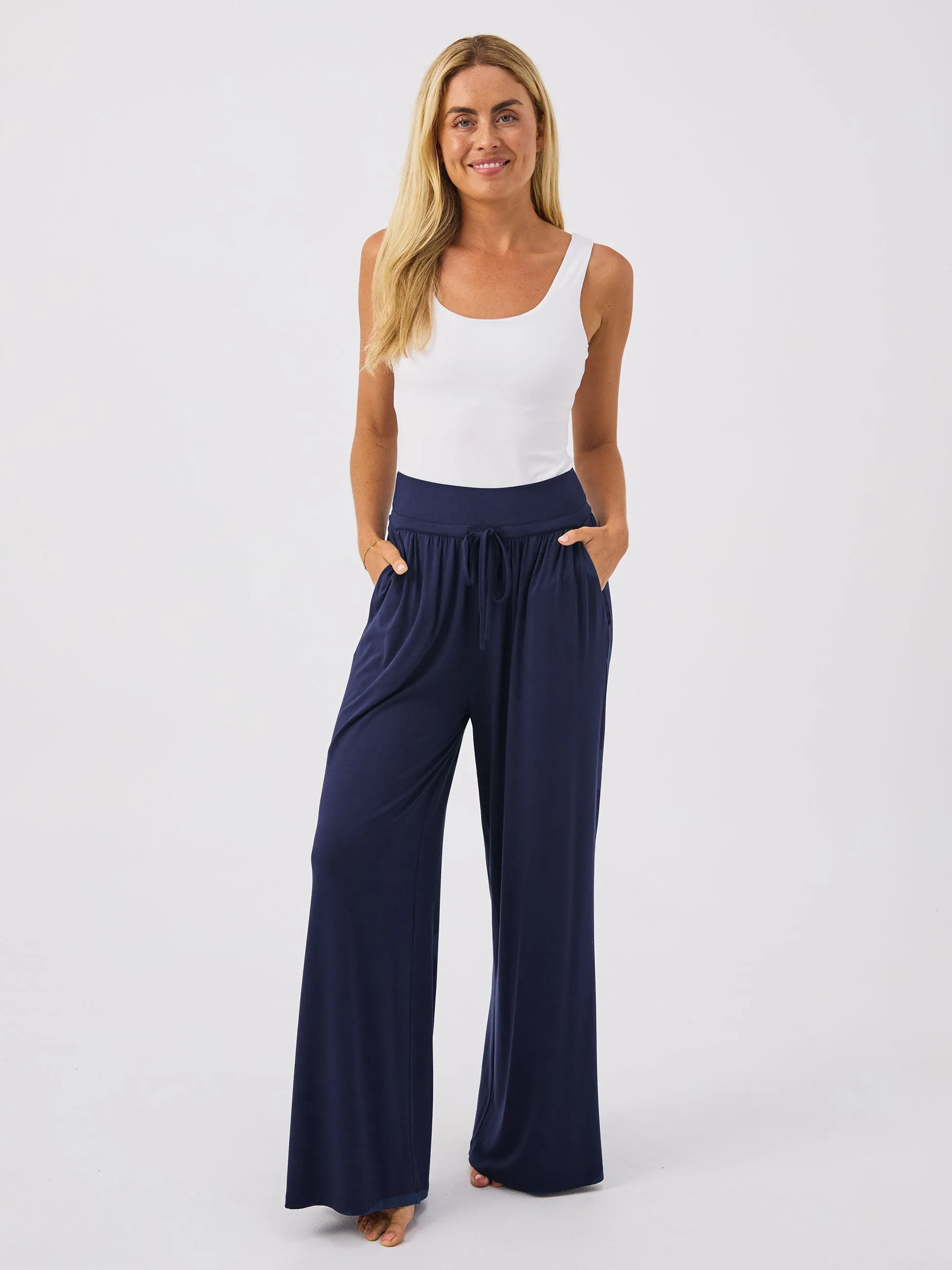 Modal Freedom Pant - Navy sold by Dharma Bums product image thumbnail 2
