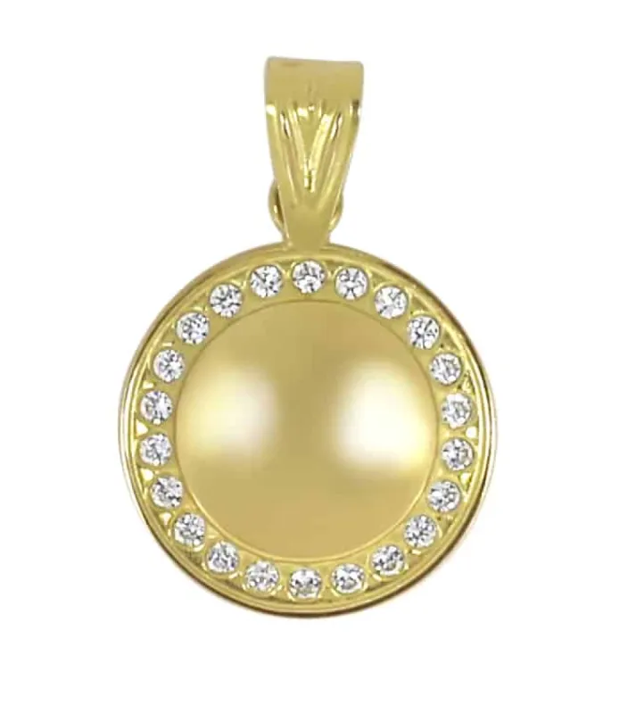 Gullanheng med zirkonia sold by Diamanthuset