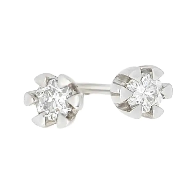 Victoria diamantørepynt, hvitt/gult gull sold by Diamanthuset product image thumbnail 3