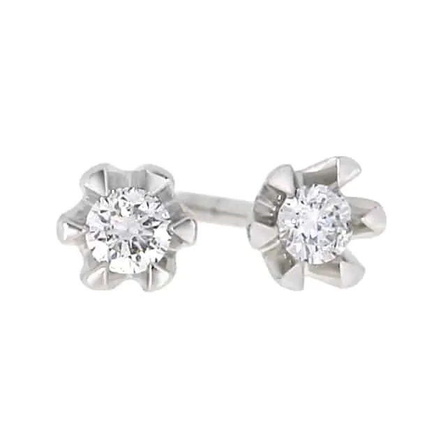 Victoria diamantørepynt, hvitt/gult gull sold by Diamanthuset