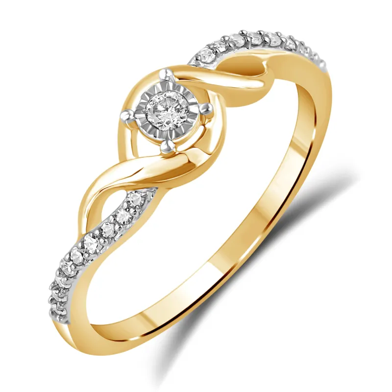 Nydelig Diamantring, 0.14ct tw/si sold by Diamanthuset