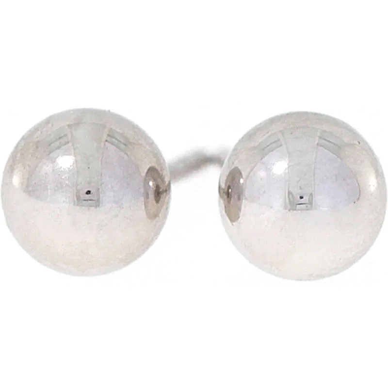 Ørepynt i hvitt gull, 5mm sold by Diamanthuset