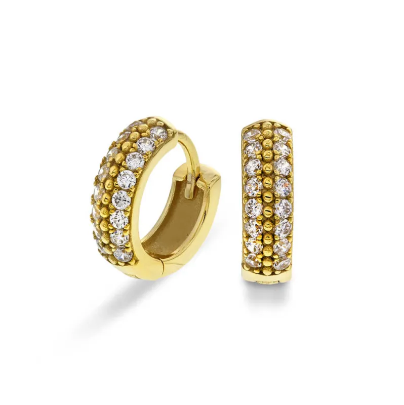 Janne Formoe By Pan Jewelry – Øredobber i sølv med Zirkonia sold by Diamanthuset