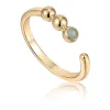 ANIA HAIE JUSTERBAR RING MED AMAZONITE sold by Diamanthuset