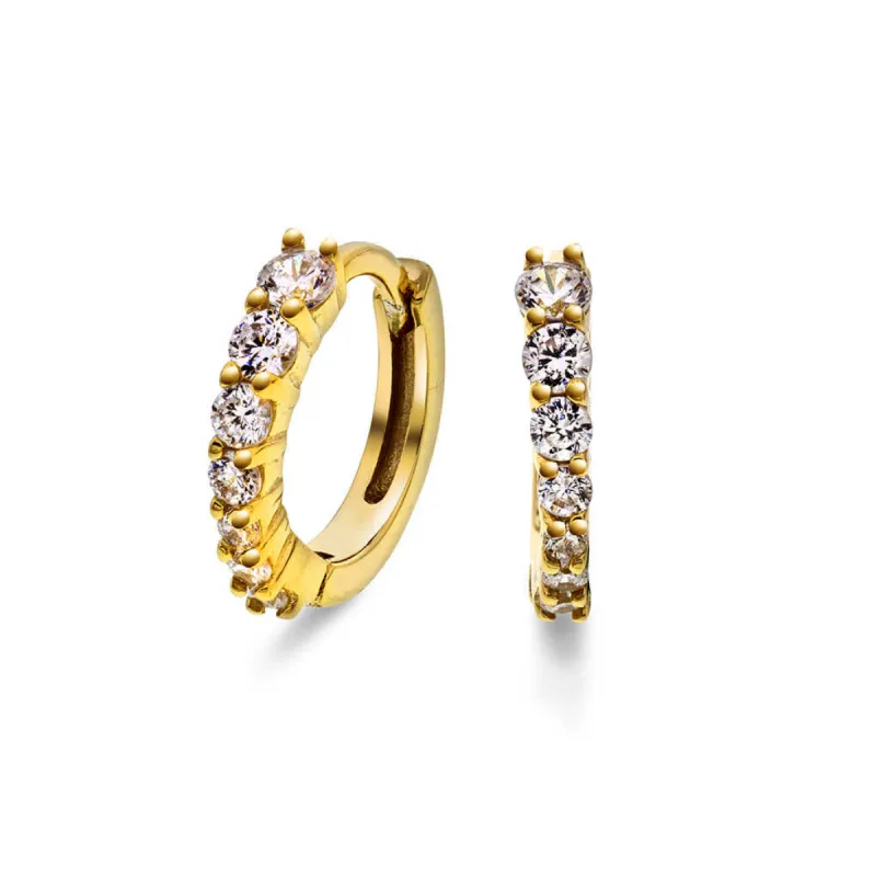 Øredobber i sølv med Zirkonia sold by Diamanthuset