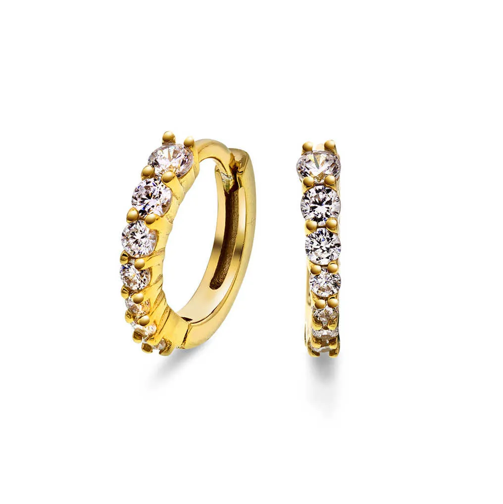 Øredobber i sølv med Zirkonia sold by Diamanthuset