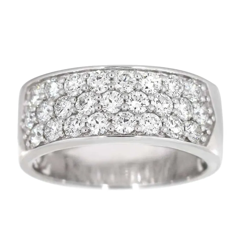 Diamantring i hvitt gull, 1.60CT TWSI sold by Diamanthuset