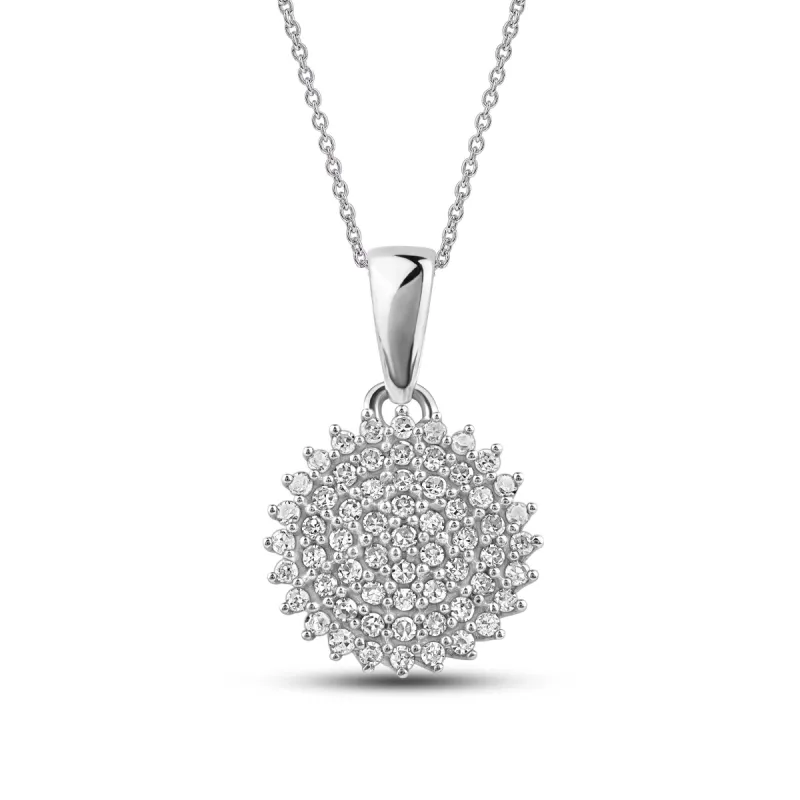 Diamantanheng rosett, 0,25ct tw/si i hvitt gull sold by Diamanthuset