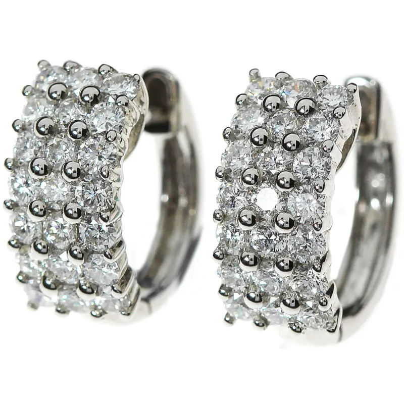 Diamantørepynt i Hvitt Gull (585), 1.00ct TW/SI Diamanter sold by Diamanthuset