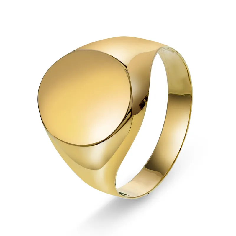 Signet-ring herre i gult gull sold by Diamanthuset