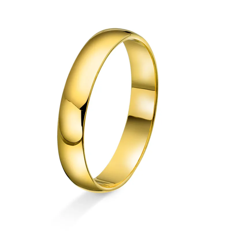 Amore forlovelsesring i gult/hvitt gull 4mm - Herre sold by Diamanthuset