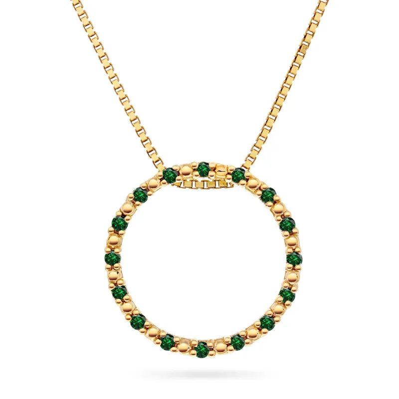 Gullsmykke, 0,35ct Smaragd sold by Diamanthuset