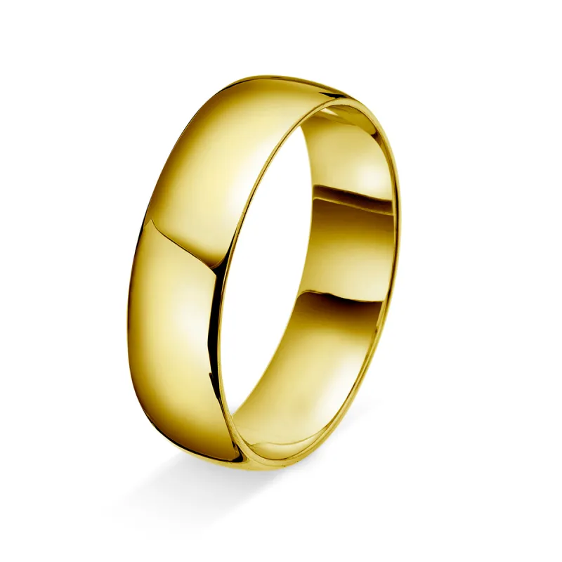 Amore forlovelsesring i gult/hvitt gull 6mm - Herre sold by Diamanthuset