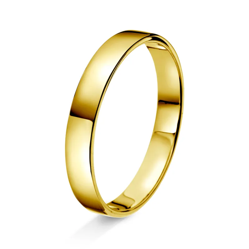 Amore giftering i gult/hvitt gull 3.5mm sold by Diamanthuset