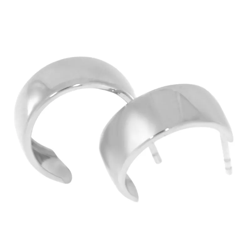 Øreringer i 14kt hvitt gull sold by Diamanthuset