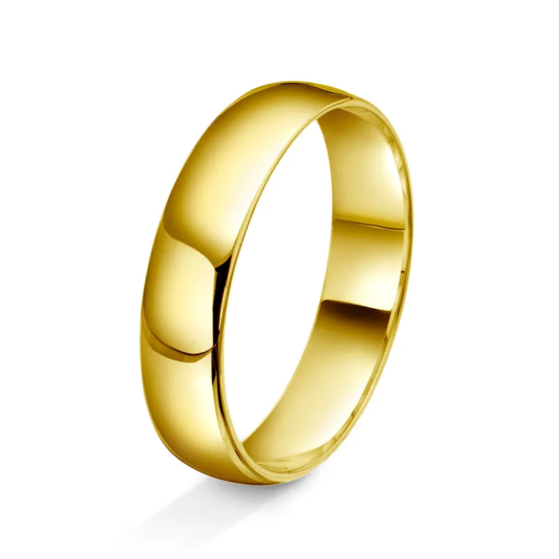 Amore gifteringer i gult/hvitt gull 5mm - Herre sold by Diamanthuset