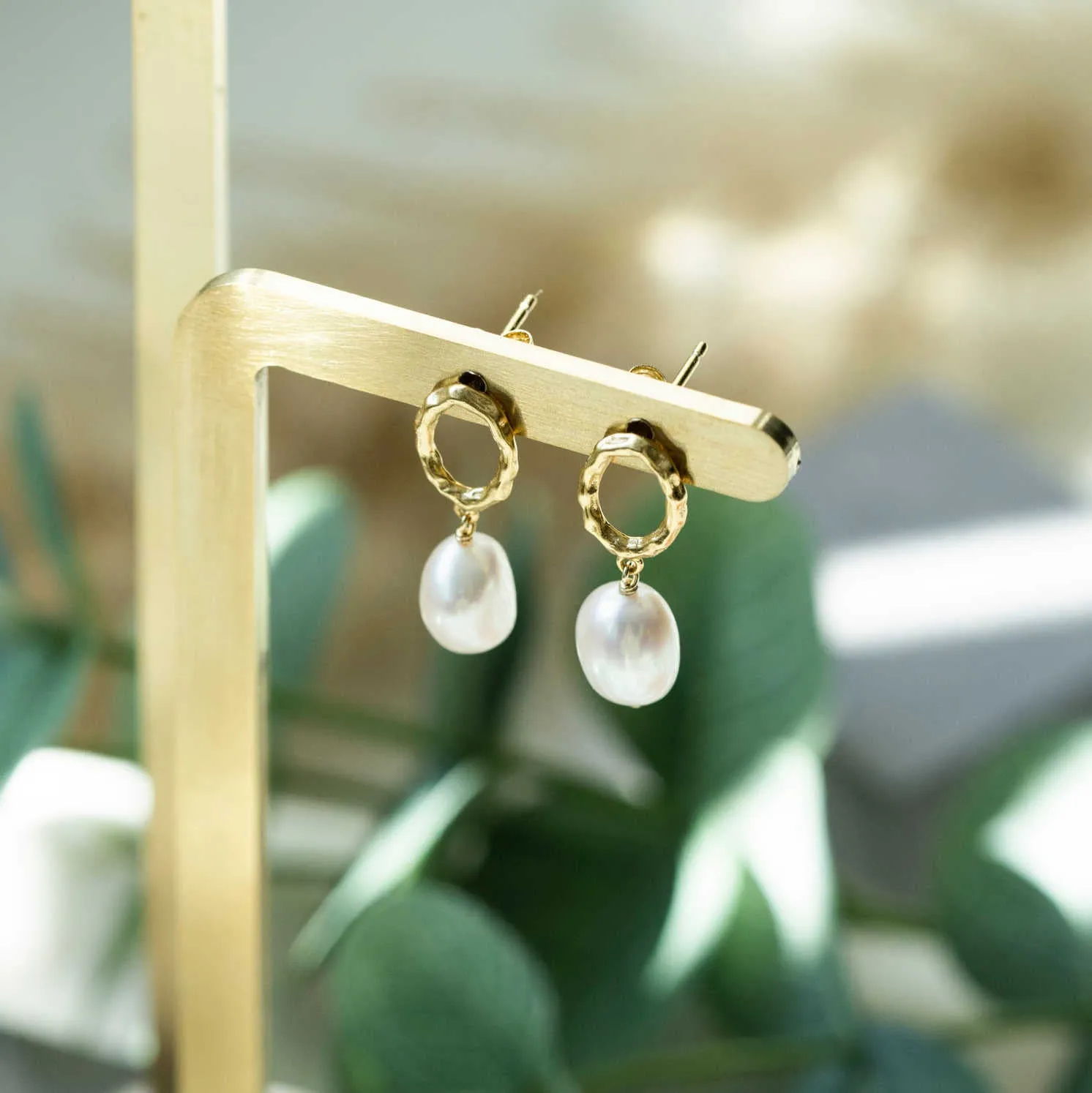 Shapes - Pearl øredobber i sølv sold by Diamanthuset product image thumbnail 2