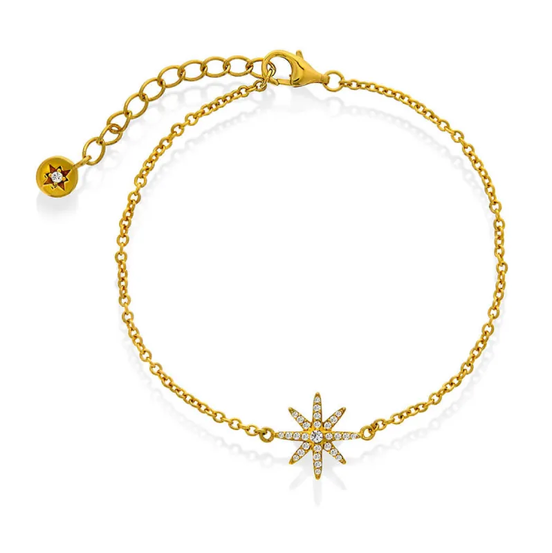 Janne Formoe By Pan Jewelry – Armbånd i forgylt sølv med Zirkonia sold by Diamanthuset