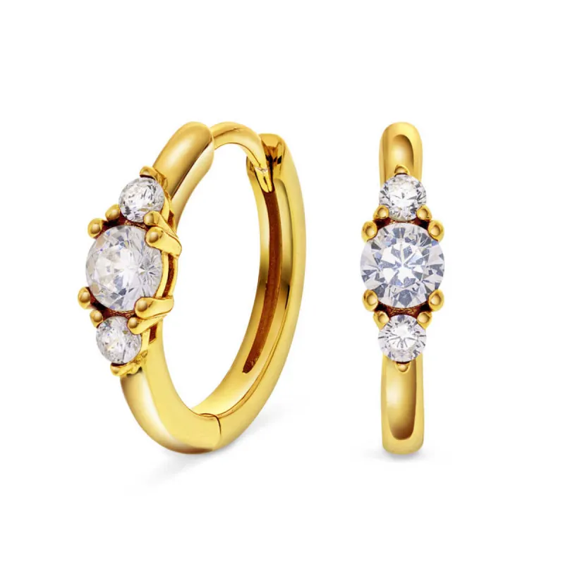 Janne Formoe By Pan Jewelry – Øredobber i sølv med Zirkonia sold by Diamanthuset