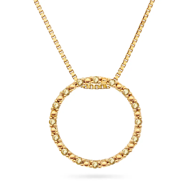 Gullsmykke, 0,35ct Citrin sold by Diamanthuset