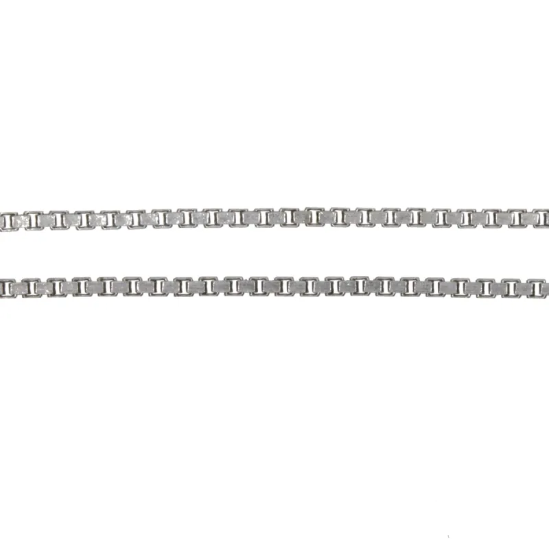 Halskjede sølv rhodinert veneziansk 36-50 cm sold by Diamanthuset