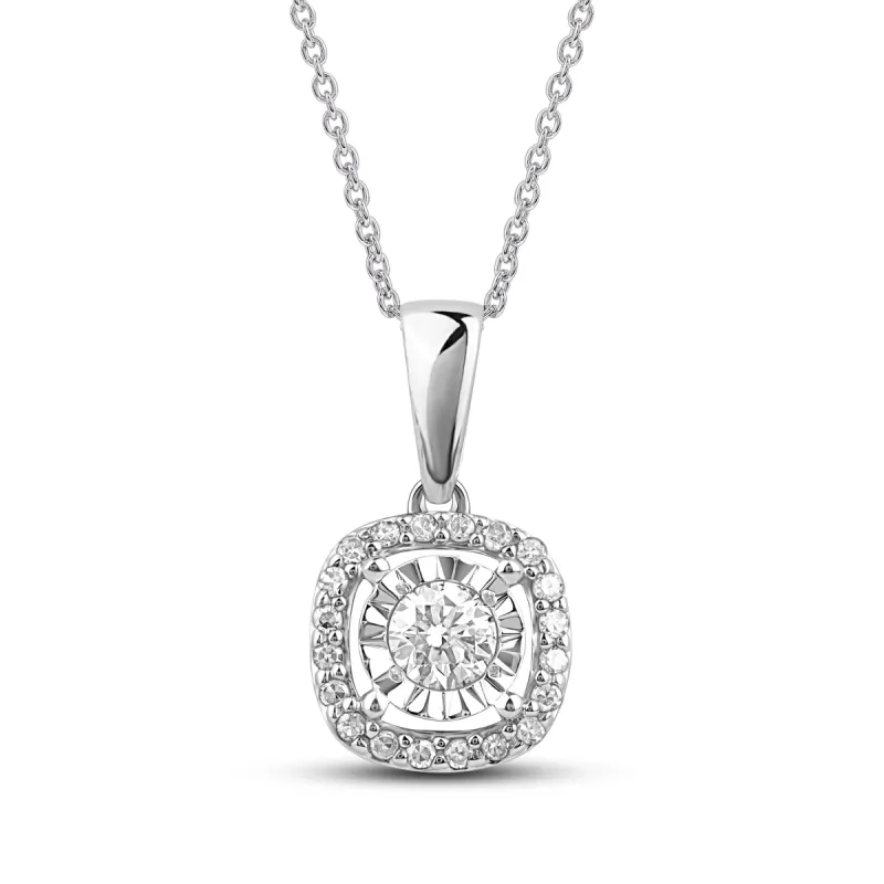 Diamantanheng 0,25ct tw/si i hvitt gull sold by Diamanthuset