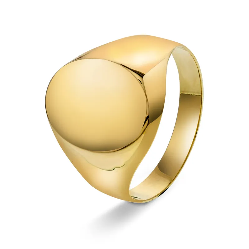 Signet-ring i gult gull sold by Diamanthuset