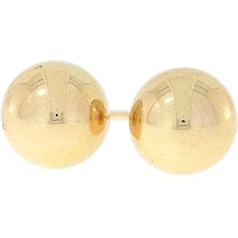 Ørepynt i gult gull, 7mm sold by Diamanthuset