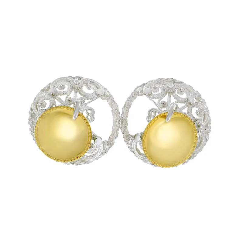 Filigransmaljer i sølv og forgylt sølv til Aust-Agder bunad sold by Diamanthuset