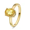 Oda Gullring med Citrin sold by Diamanthuset