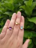 Oda Gullring med Citrin sold by Diamanthuset