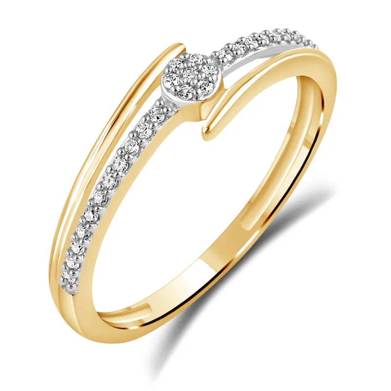 Elegant Diamantring, 0.12ct tw/si sold by Diamanthuset