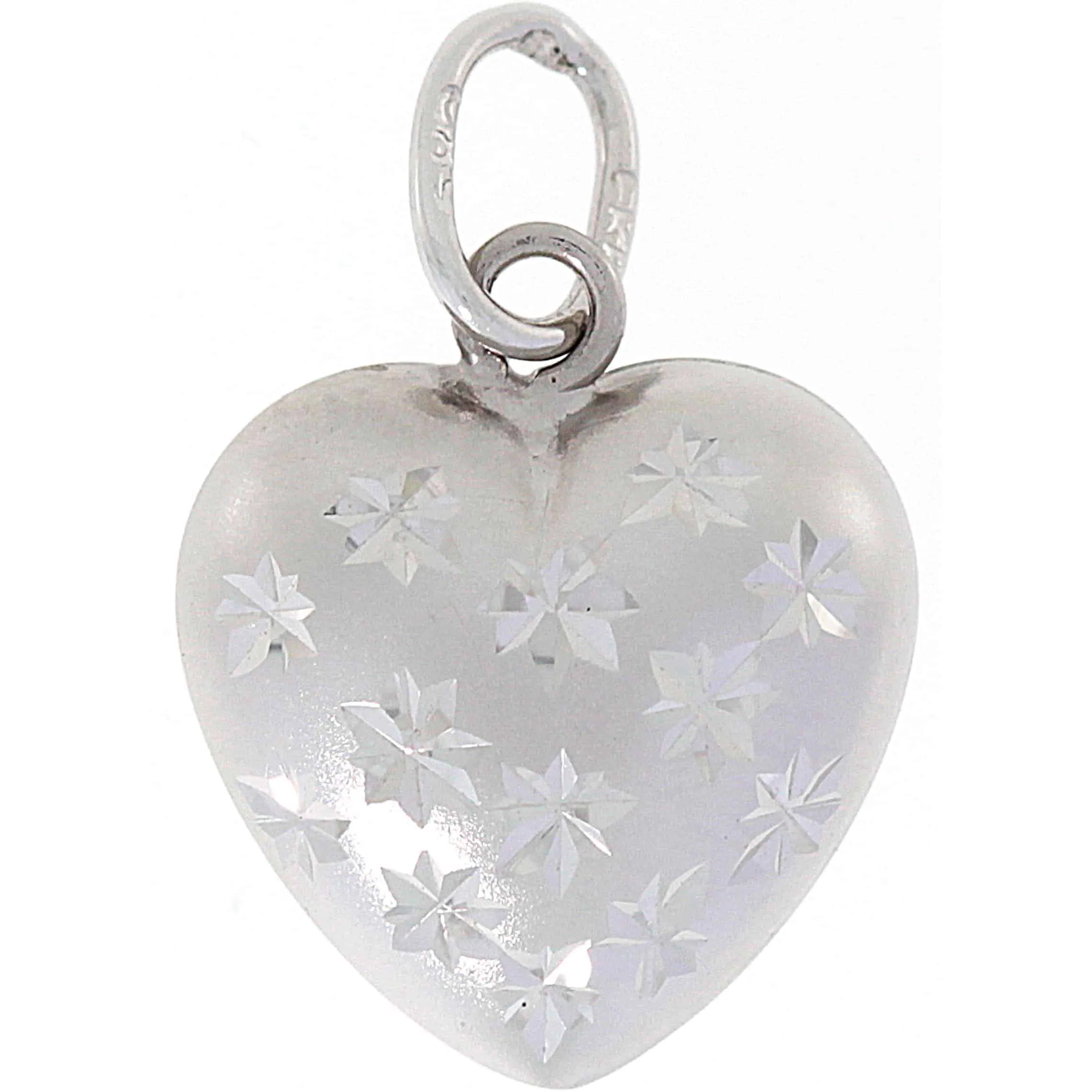 Halssmykke i hvitt gull, 10mm sold by Diamanthuset