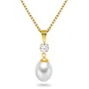 OROgull Anheng med Perle og CZ sold by Diamanthuset