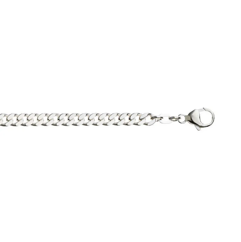 Panserarmbånd i 925 sølv, 4,5mm made by Diamanthuset