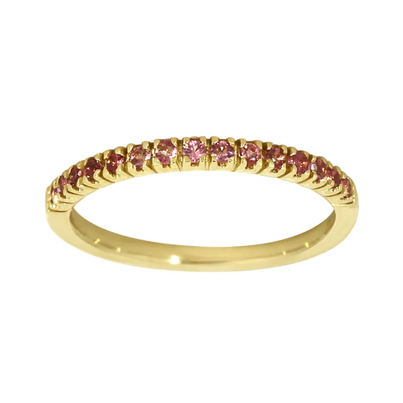 Ring i Gult Gull (585) med Rosa Turmalin 0,20ct sold by Diamanthuset