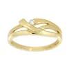 Diamantring i Hvitt/Gult Gull, 0.05CT TWSI sold by Diamanthuset