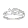 Diamantring i Hvitt/Gult Gull, 0.05CT TWSI sold by Diamanthuset